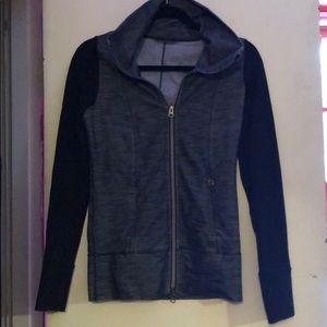 Lululemon heathered blue/grey/black long sleeve